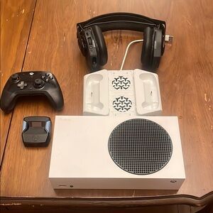 Microsoft Xbox Console with Accessories - White and Black